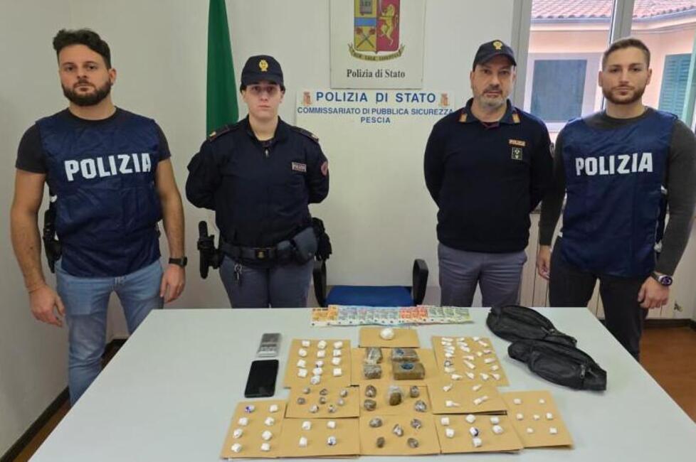 Ponte Buggianese, arrestato spacciatore con mezzo chilo tra hashish e coca. Finisce in carcere