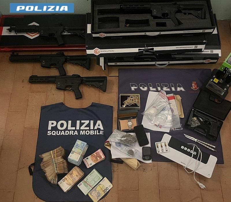 Ketamina, armi e 100mila euro in contatti: scoperta al Gattaglio la casa dello spaccio