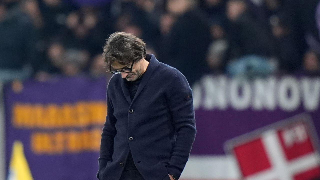 
	Paolo Vanoli a testa bassa dopo il ko col Verona

