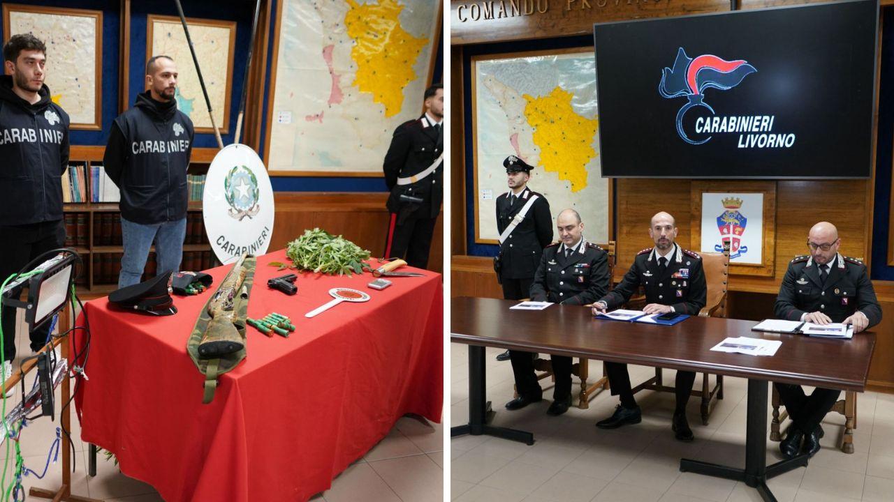 La conferenza stampa sulla maxi-operazione (foto Stick)