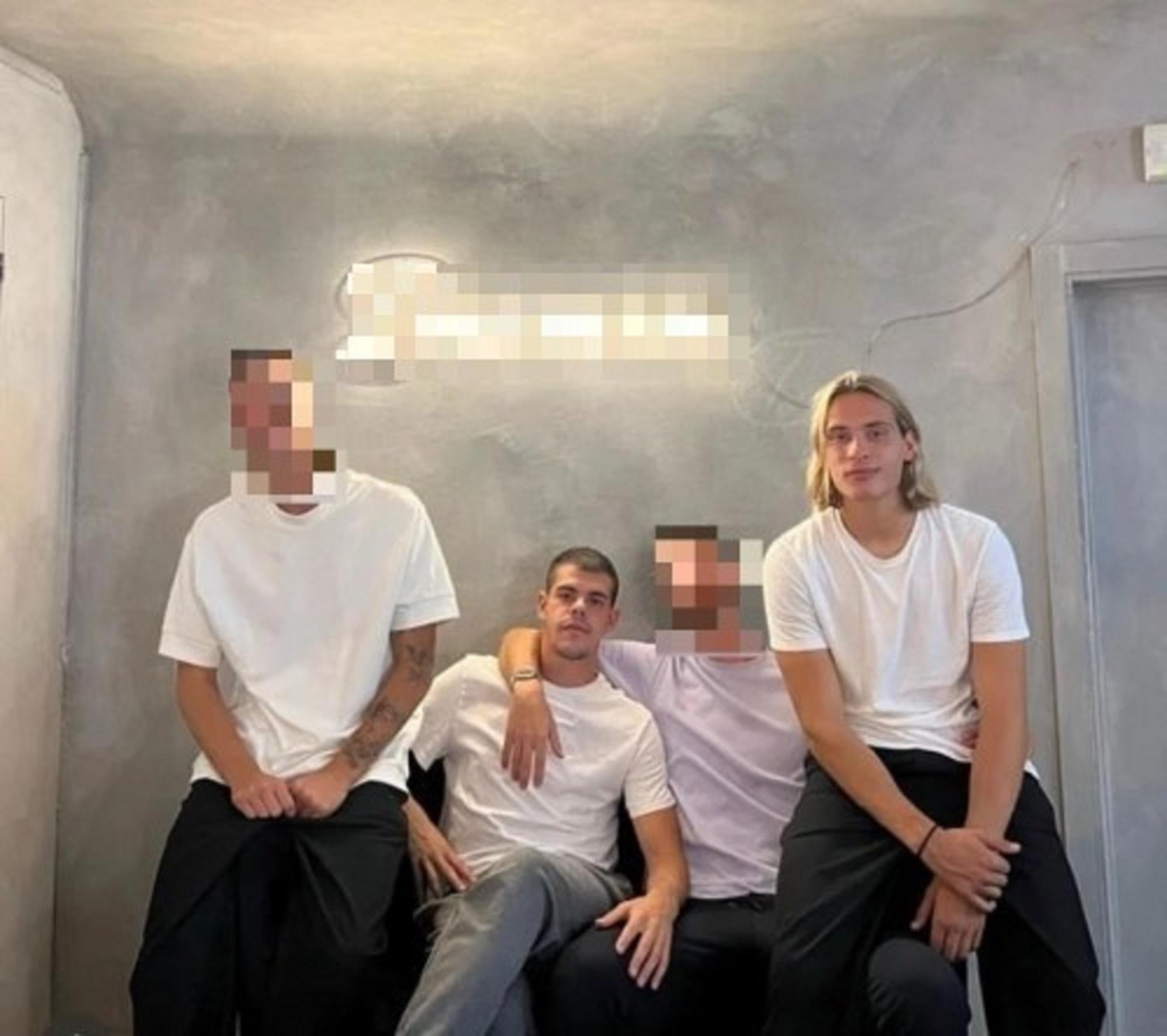 Da sinistra Mattia Lucarelli e Federico Apolloni