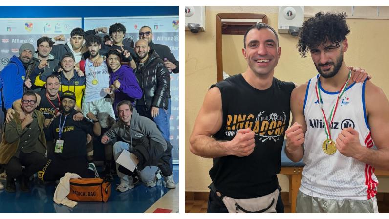 RingAdora sugli scudi agli Italiani: Razzad è oro nei 70 chili