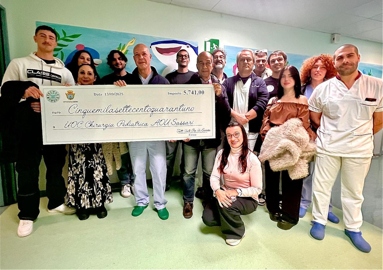 Sassari, i giovani donano un sorriso alla Chirurgia pediatrica