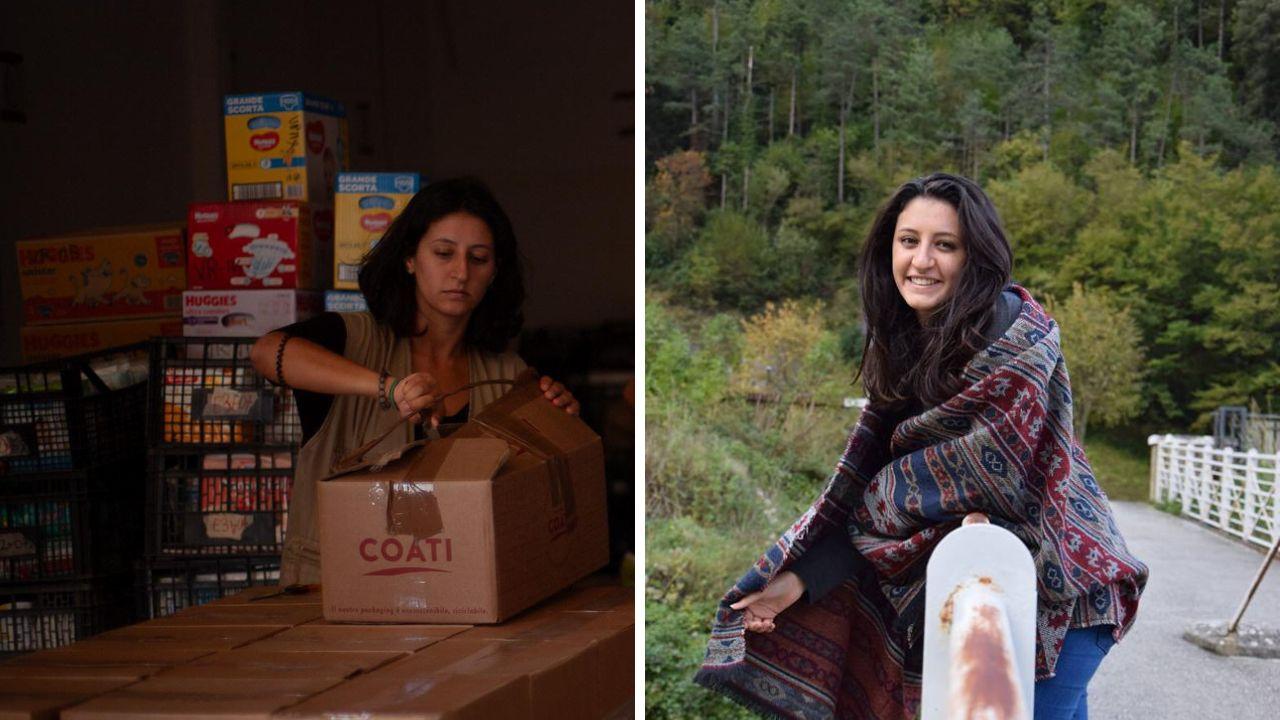 Due immagini di Matilde Bernabò