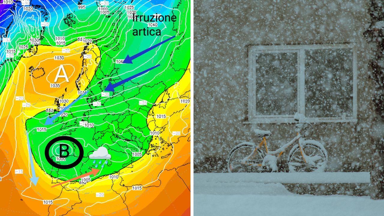 
	A sinistra la mappa del Centro Meteo Toscana&nbsp;

