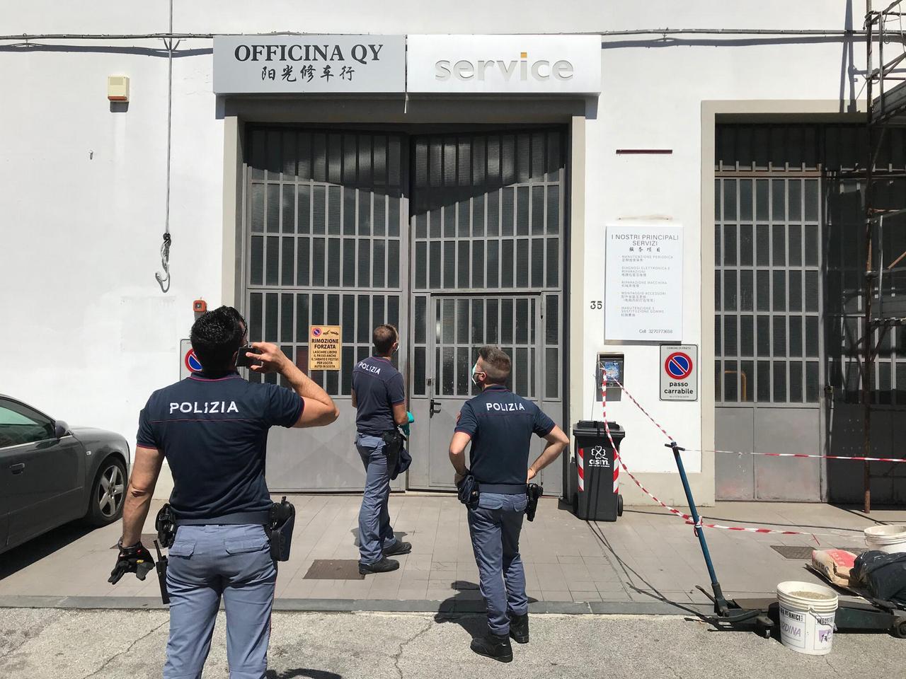 
	La polizia sul luogo dell'infortunio mortale nel giugno 2020

