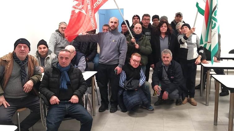 La protesta dei lavoratori della Fir