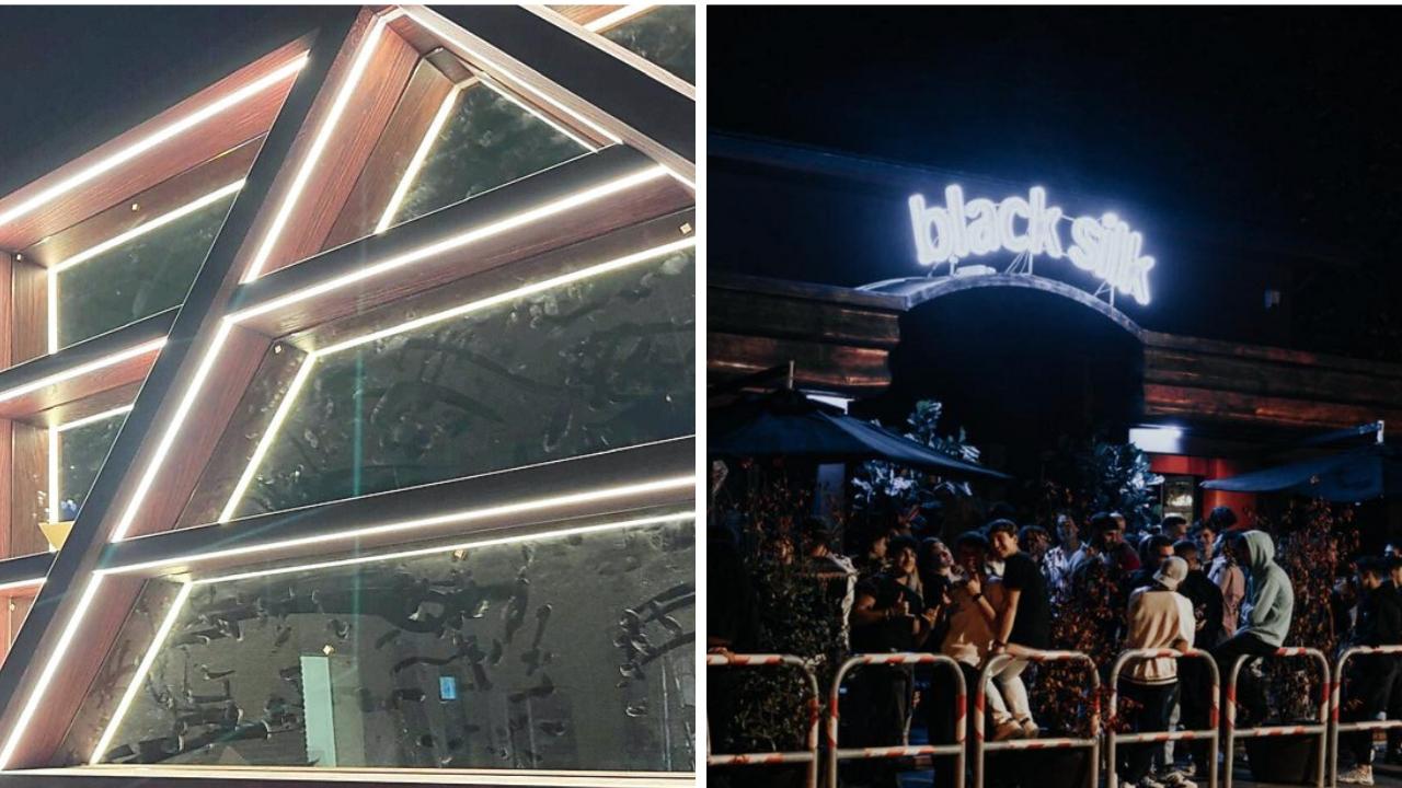 
	Un dettaglio del nuovo locale e una storica foto del Black Silk

