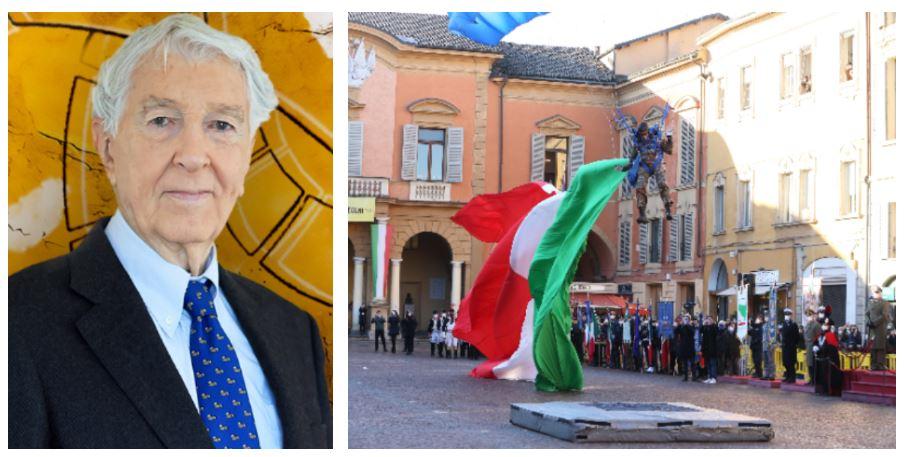 Festa del Tricolore con la lectio magistralis di Corrado Augias. Il giorno dopo passa la staffetta olimpica