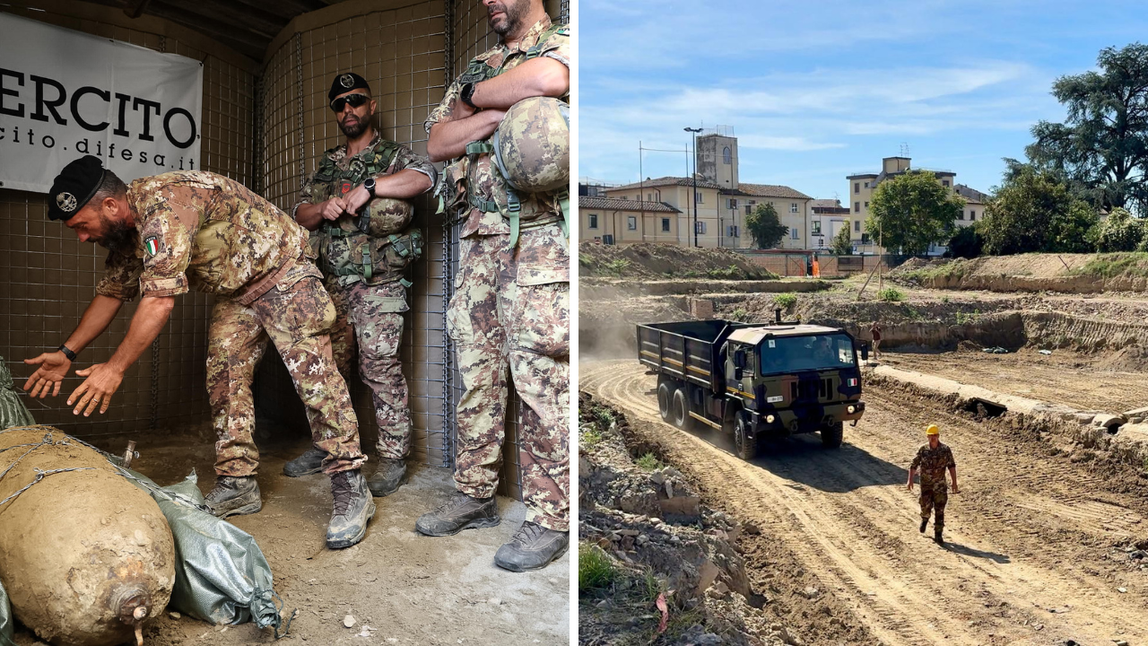 Qui durante le operazioni di settembre