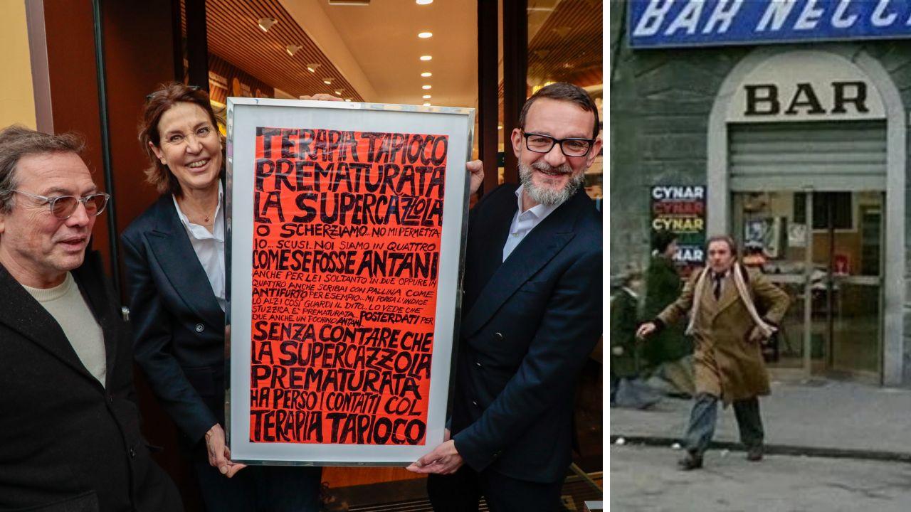 L'inaugurazione e una scena di “Amici Miei”