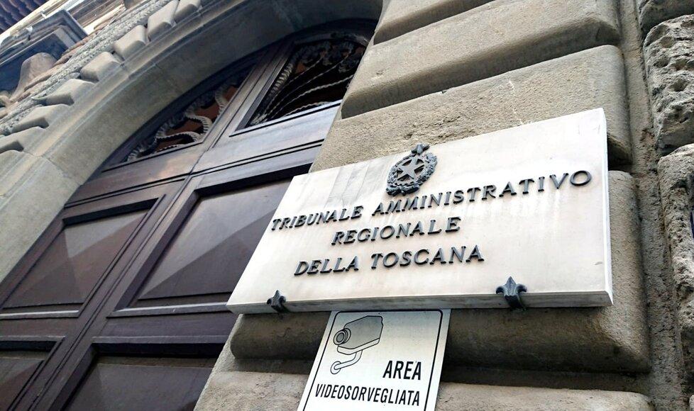 
	L'esterno del Tar a Firenze (foto d'archivio)

