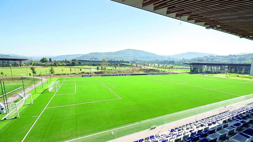 Il Viola Park di Bagno a Ripoli: qui il Grosseto aveva disputato un’amichevole con la Primavera della Fiorentina il 27 marzo scorso