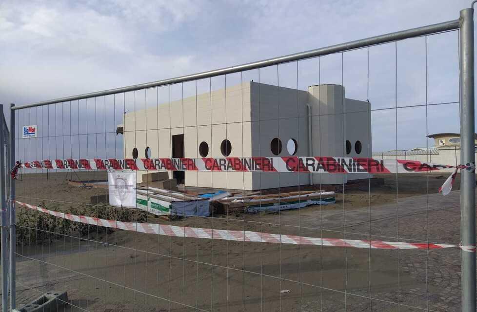 
	I sigilli del Comando carabinieri tutela del patrimonio culturale di Firenze al cantiere del bagnetto

