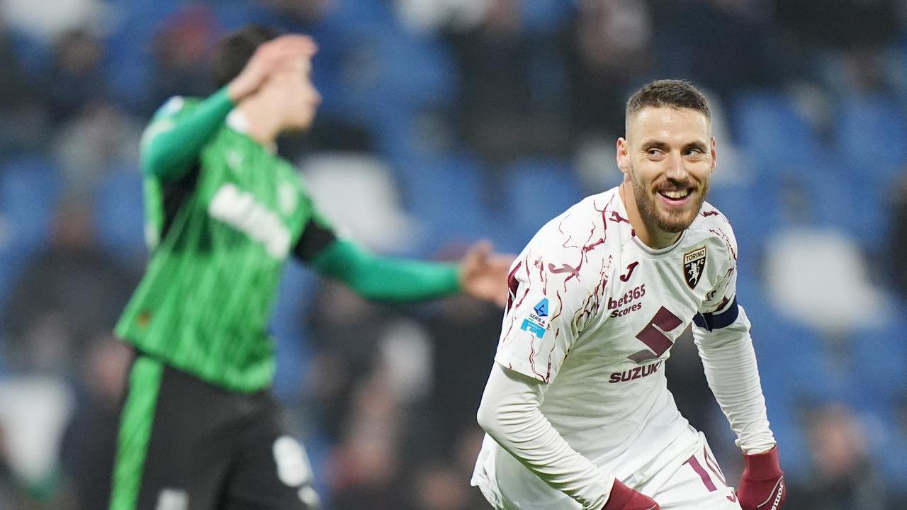 Vlasic esulta dopo il gol su rigore