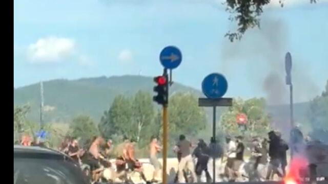 
	Gli scontri dell'agosto dell'anno scorso

