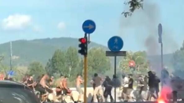 Gli scontri dell'agosto dell'anno scorso