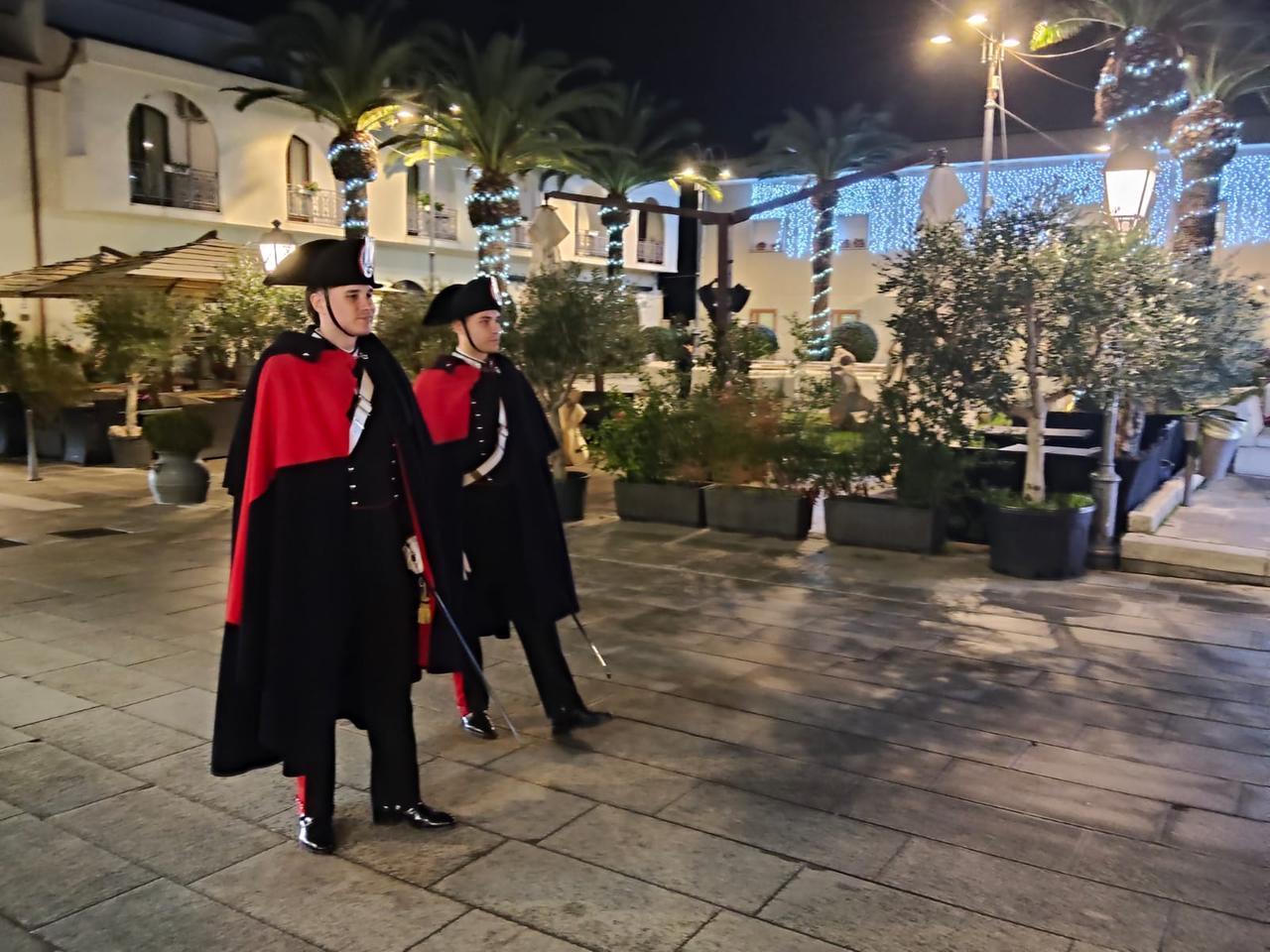 Villasimius, Carabinieri in uniforme da cerimonia per tutte le festività