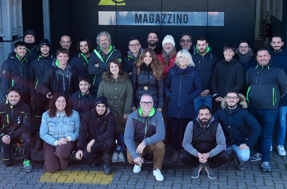 Una parte dei dipendenti della Sicur Delta