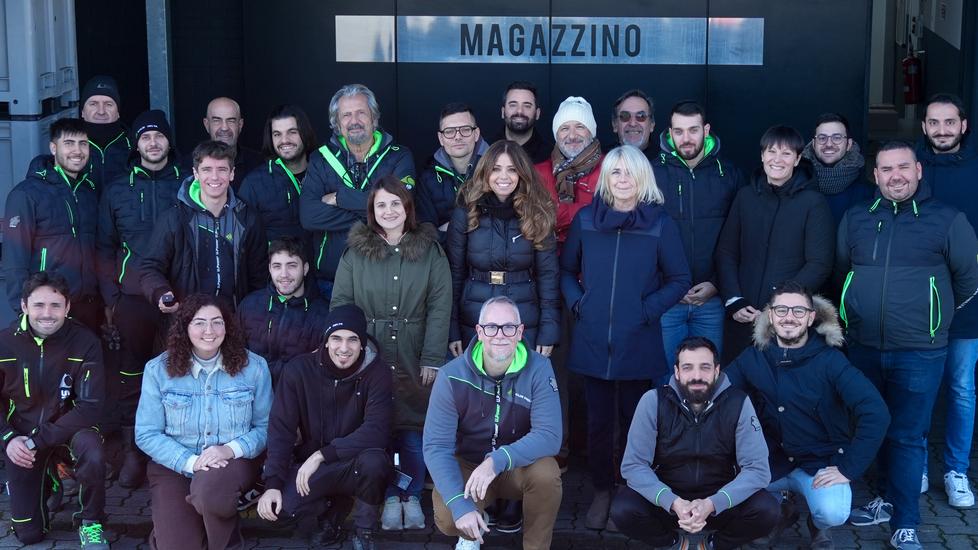 Una parte dei dipendenti della Sicur Delta