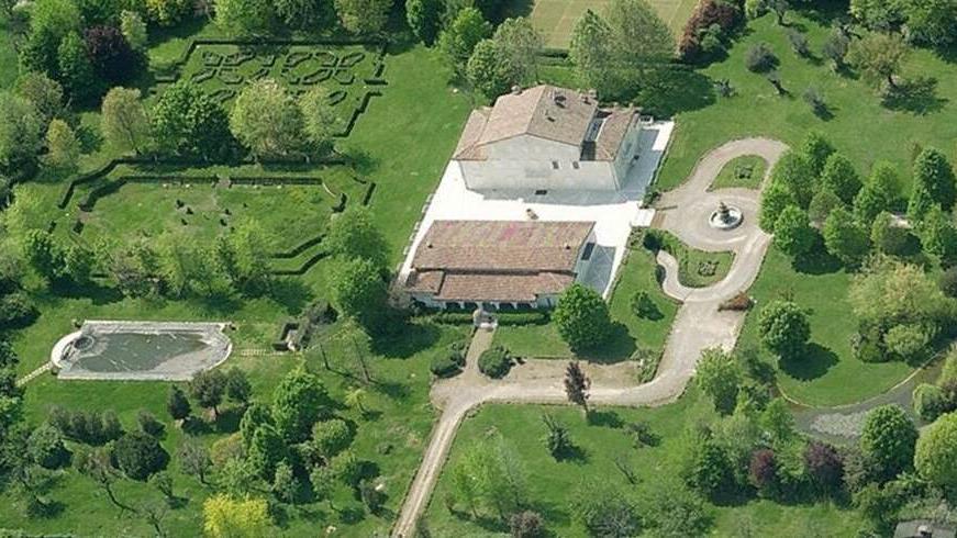 Villa Bizzini vista dall'alto