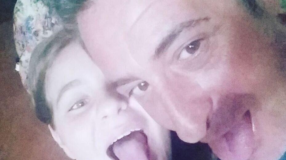 Massimo Verri insieme alla figlia Eleonora