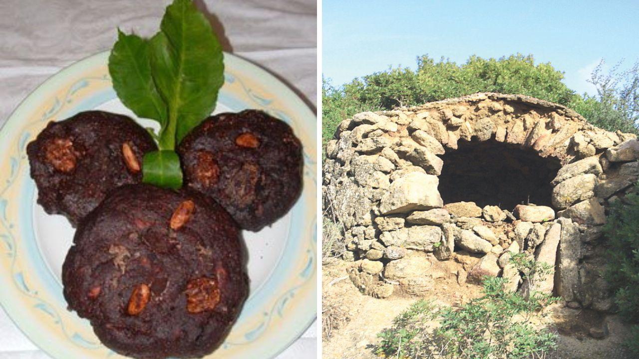 Un piatto con panficato e un forno per la cottura dei fichi