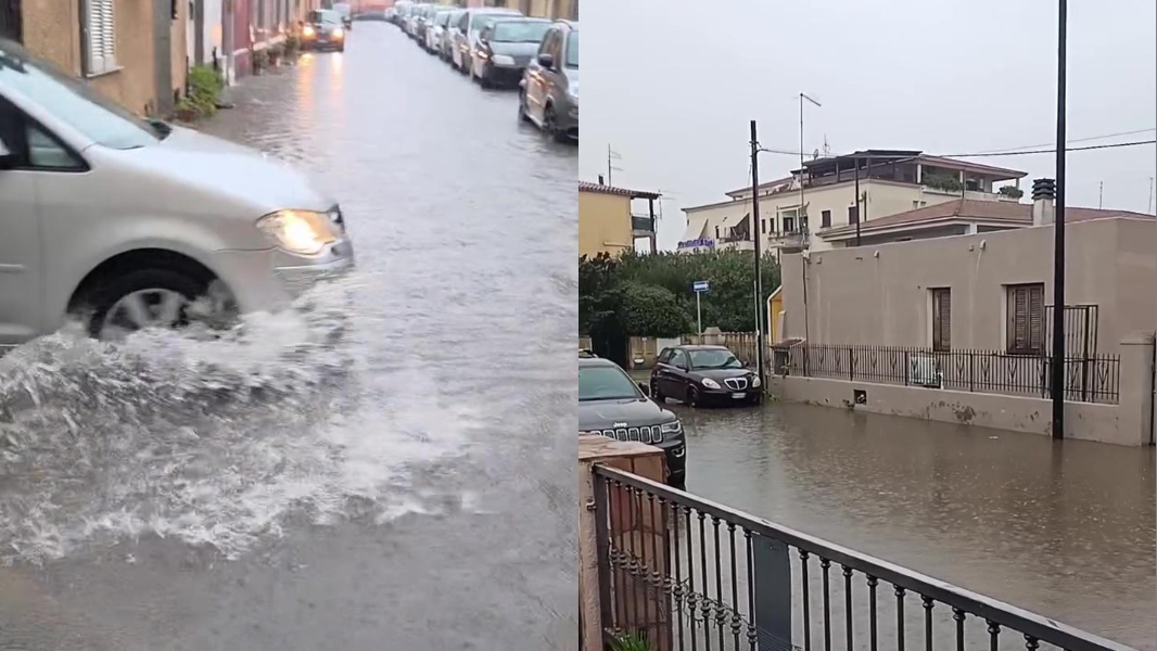 Sardegna sotto la pioggia, scatta l’allerta gialla: allagamenti a Olbia
