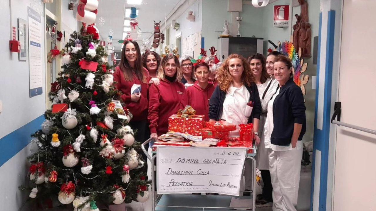 Le Domina Granata in ospedale