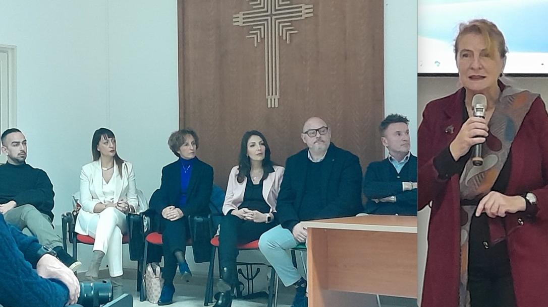 Alcuni candidati consiglieri e Gianna Masu