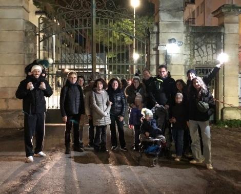 
	Le persone rimaste chiuse nel parco di Villa Fabbricotti&nbsp;

