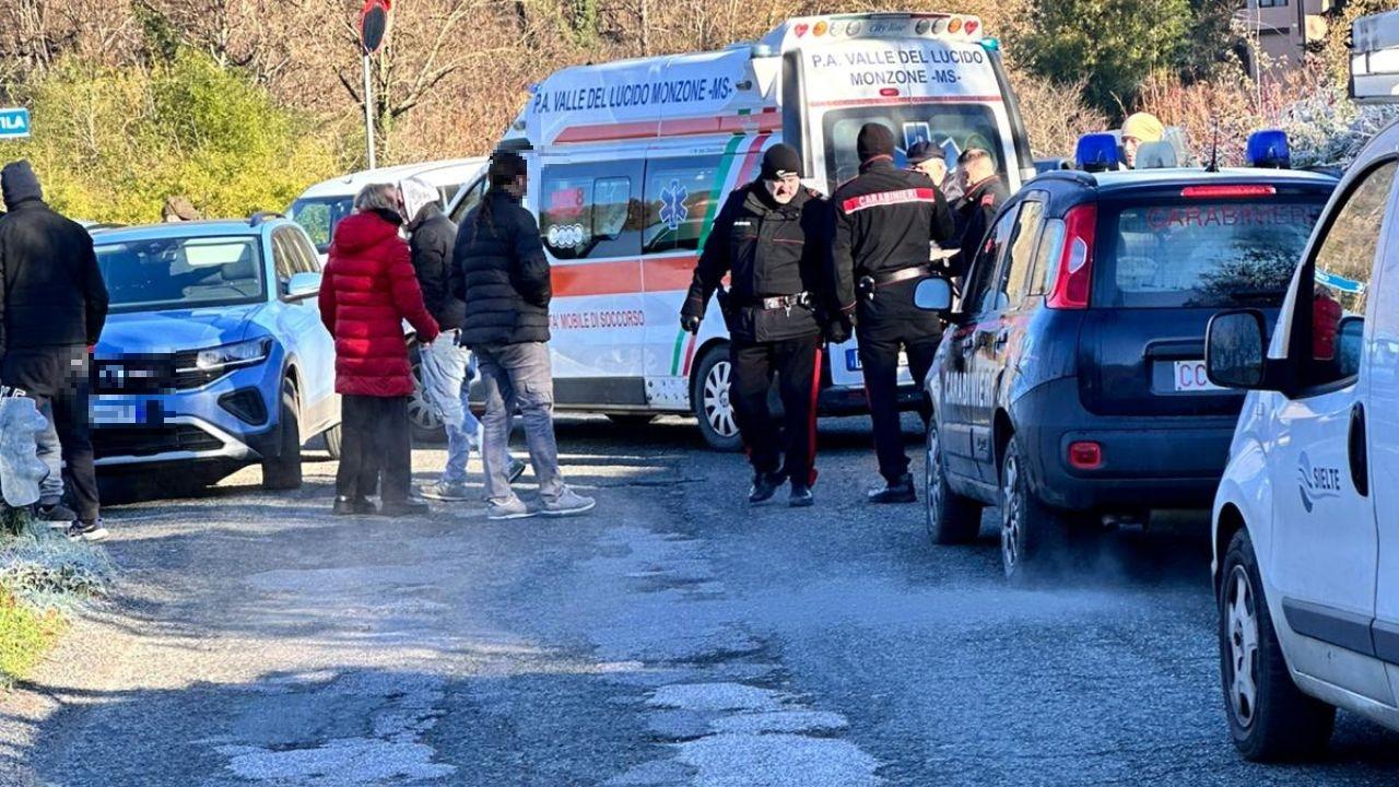 Sul posto le forze dell'ordine