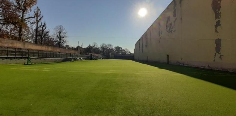 
	L&rsquo;interno dello Sferisterio delle Cascine

