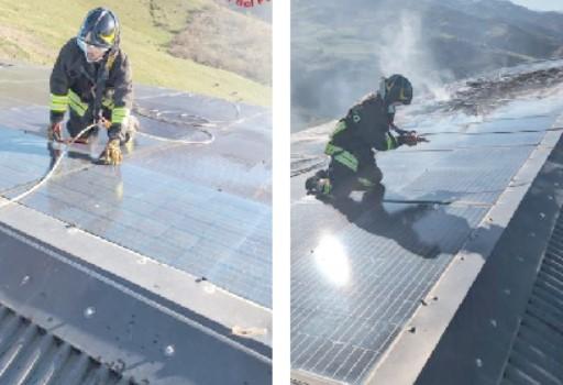 Incendio nell’azienda agricola a Prignano