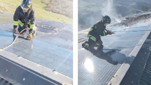 Incendio nell’azienda agricola a Prignano