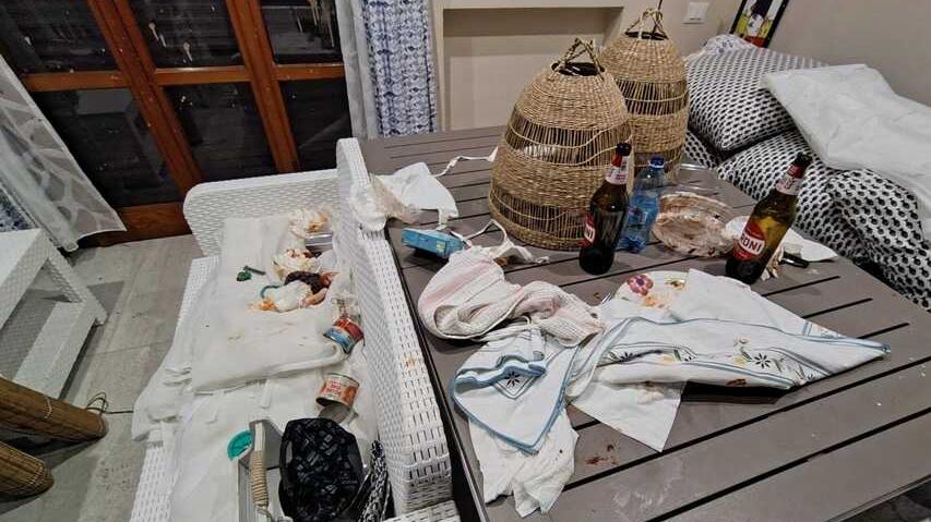 Le condizioni in cui è stata trovata la casa a Principina a Mare