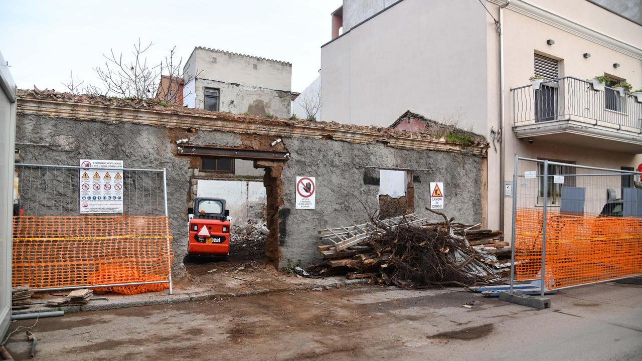 Uno dei cantieri del progetto Pinqua