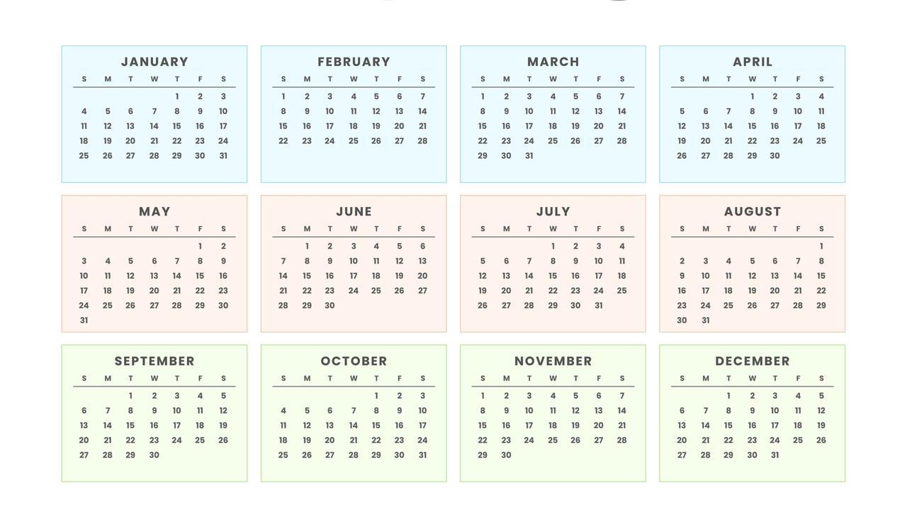 
	Il calendario 2026

