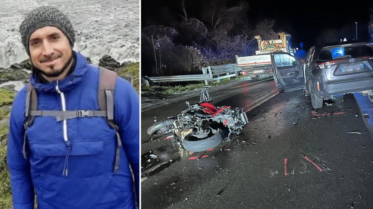 Riccardo Casali e il luogo del tragico incidente