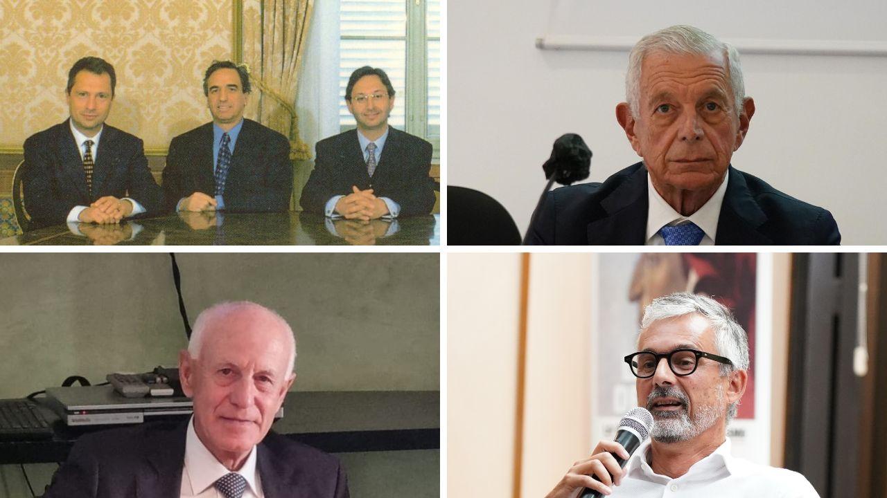 
	Dall'alto in senso orario: i soci della Del Corona, Piero Neri, Stefano Taddia, Enzo Raugei

