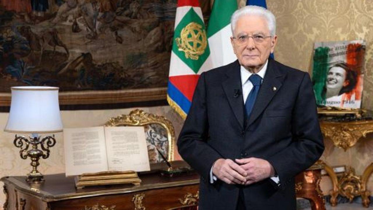 Il Presidente durante il discorso