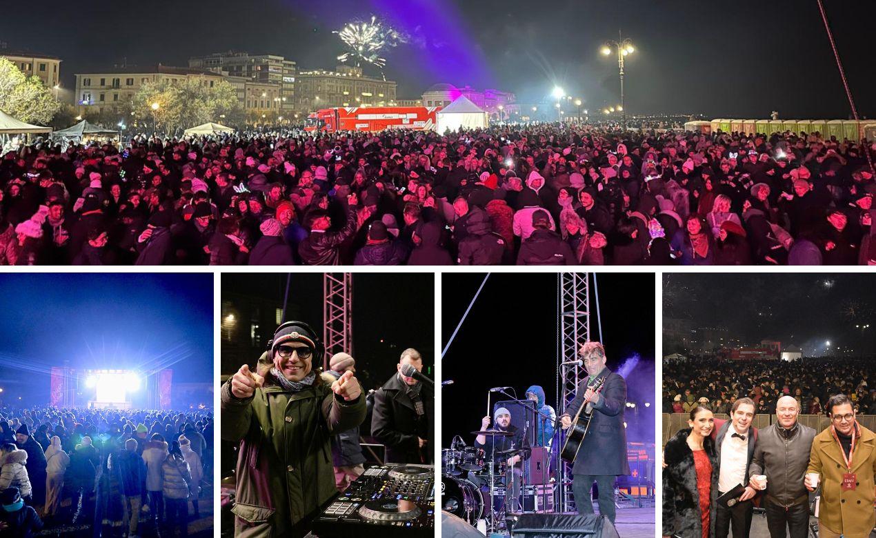 
	Alcuni momenti della festa di Capodanno alla Terrazza (foto Fondazione Lem)

