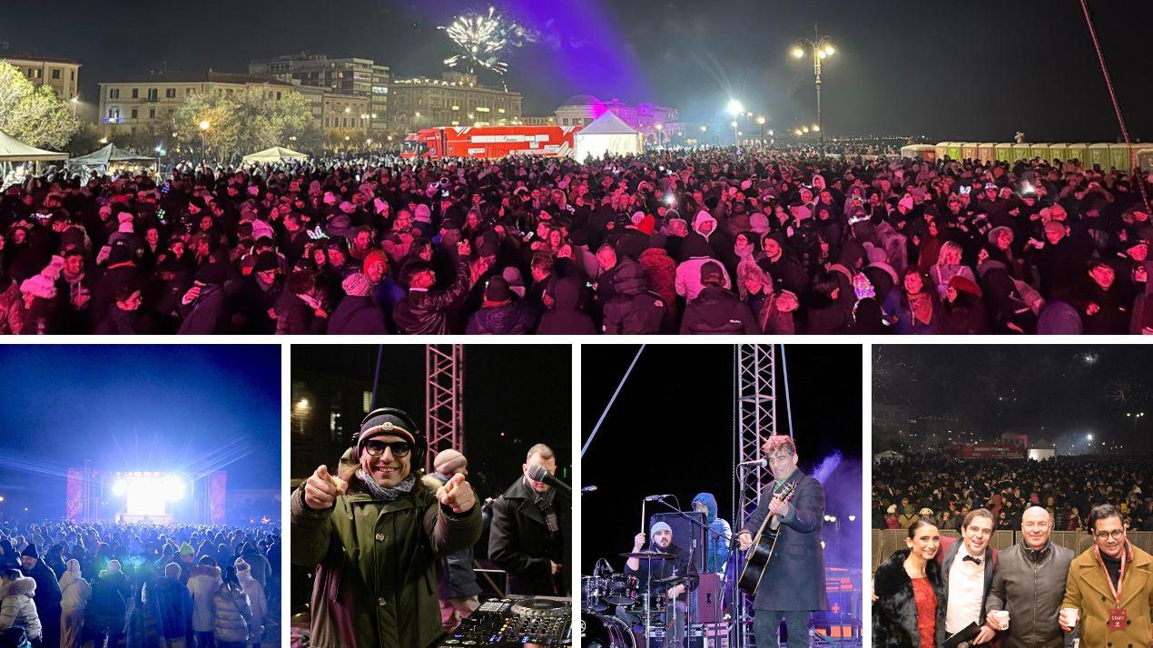 Alcuni momenti della festa di Capodanno alla Terrazza (foto Fondazione Lem)