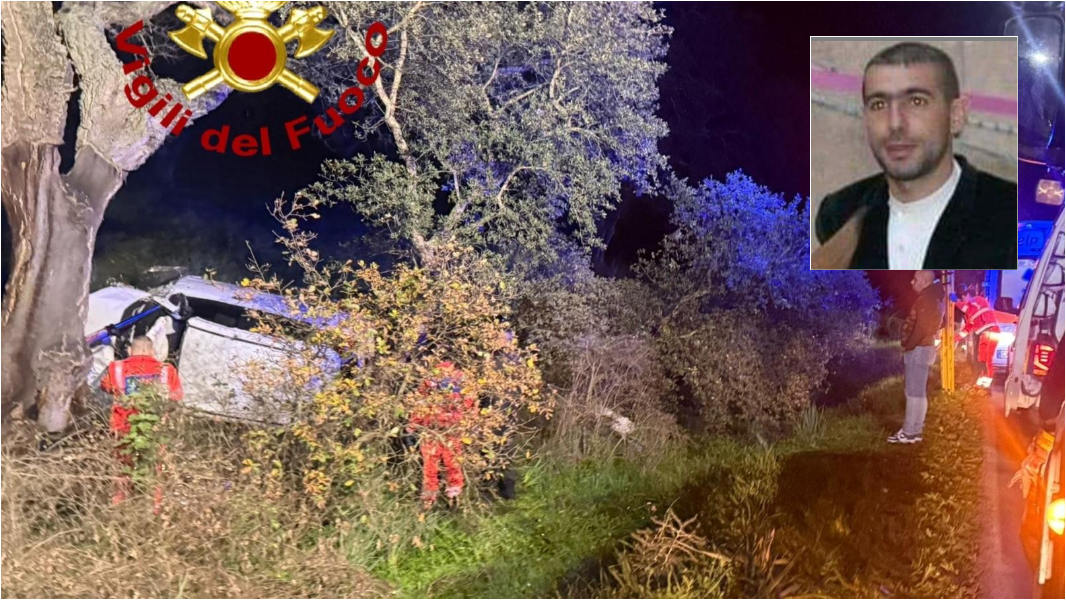 Tragedia nel Sassarese, con l’auto contro un albero: ecco chi è la vittima
