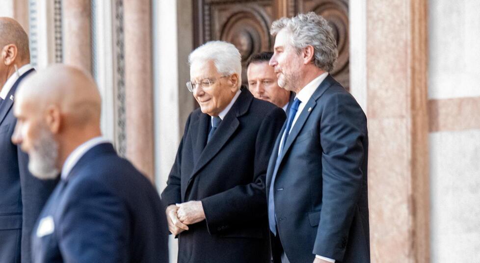 
	Il presidente della Repubblica Sergio Mattarella&nbsp; a Lucca per l'anno accademico dell'Imt con il sindaco Mario Pardini&nbsp;

