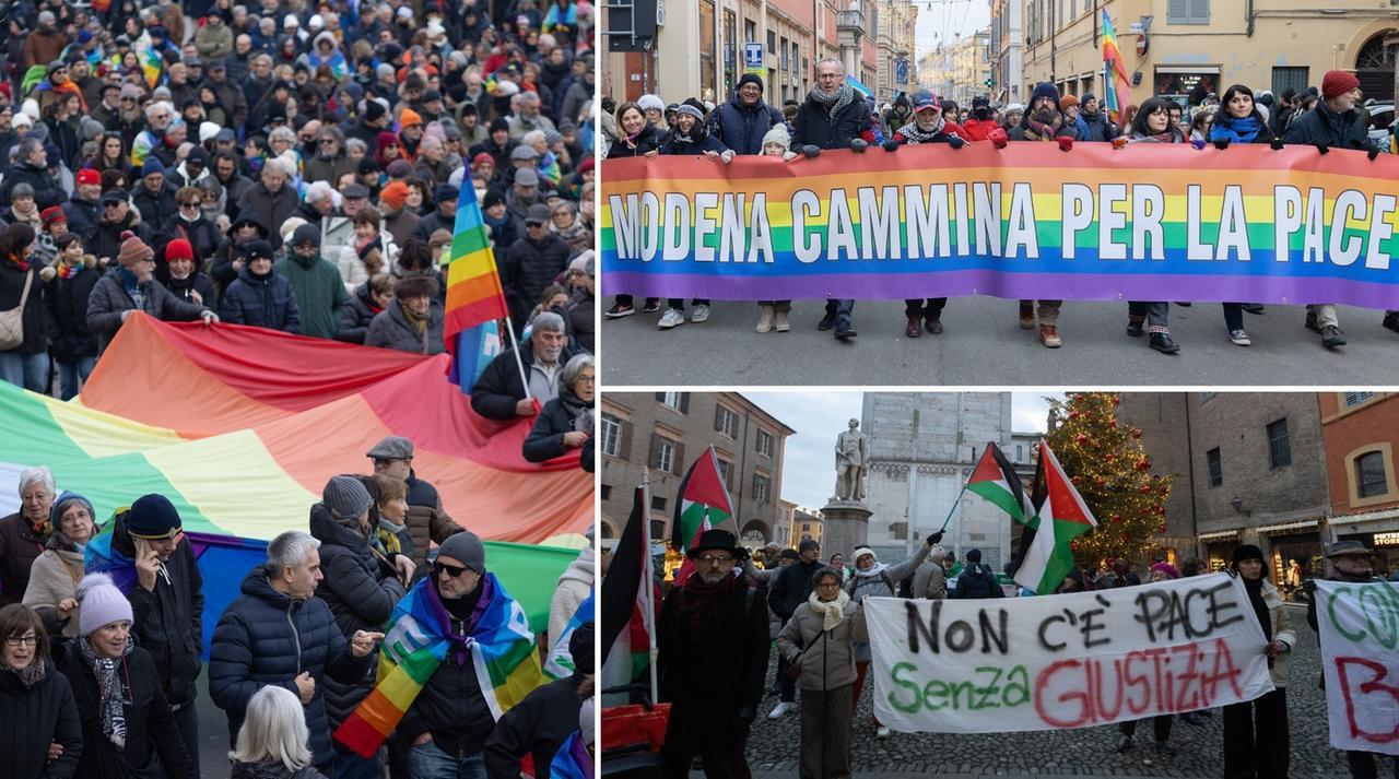 
	La Marcia della pace il flash mob dei pro-Pal

