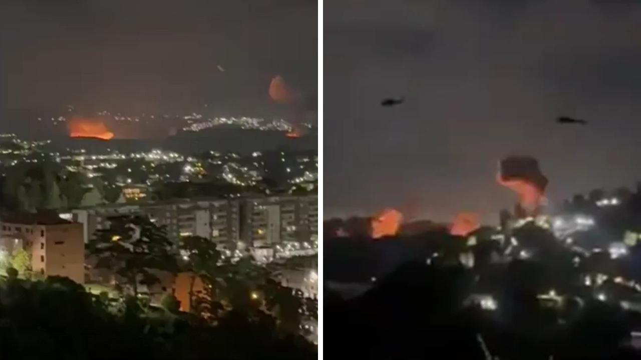 
	Le esplosioni a Caracas nella notte&nbsp;

