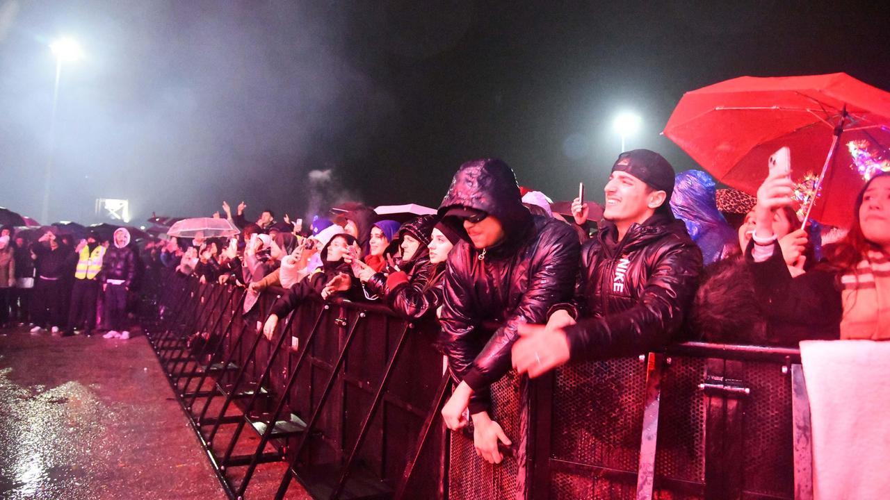 Il pubblico del Capodanno olbiese