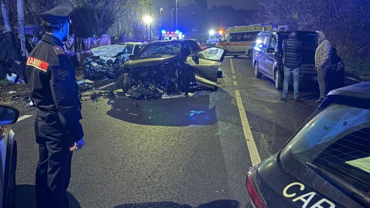 Lo scontro (foto LaPresse)