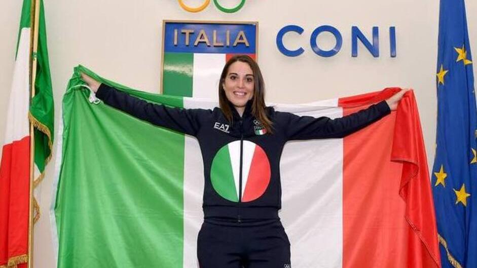 Jessica Rossi. Oro all’Olimpiade, portabandiera e adesso tedofora a Ferrara: «Che grande onore»